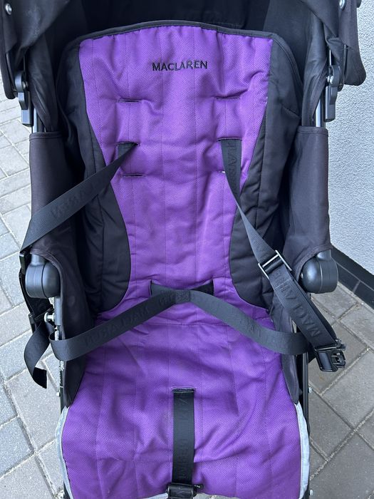 Ładny wózek spacerowy Maclaren Quest Sport Black Majesty