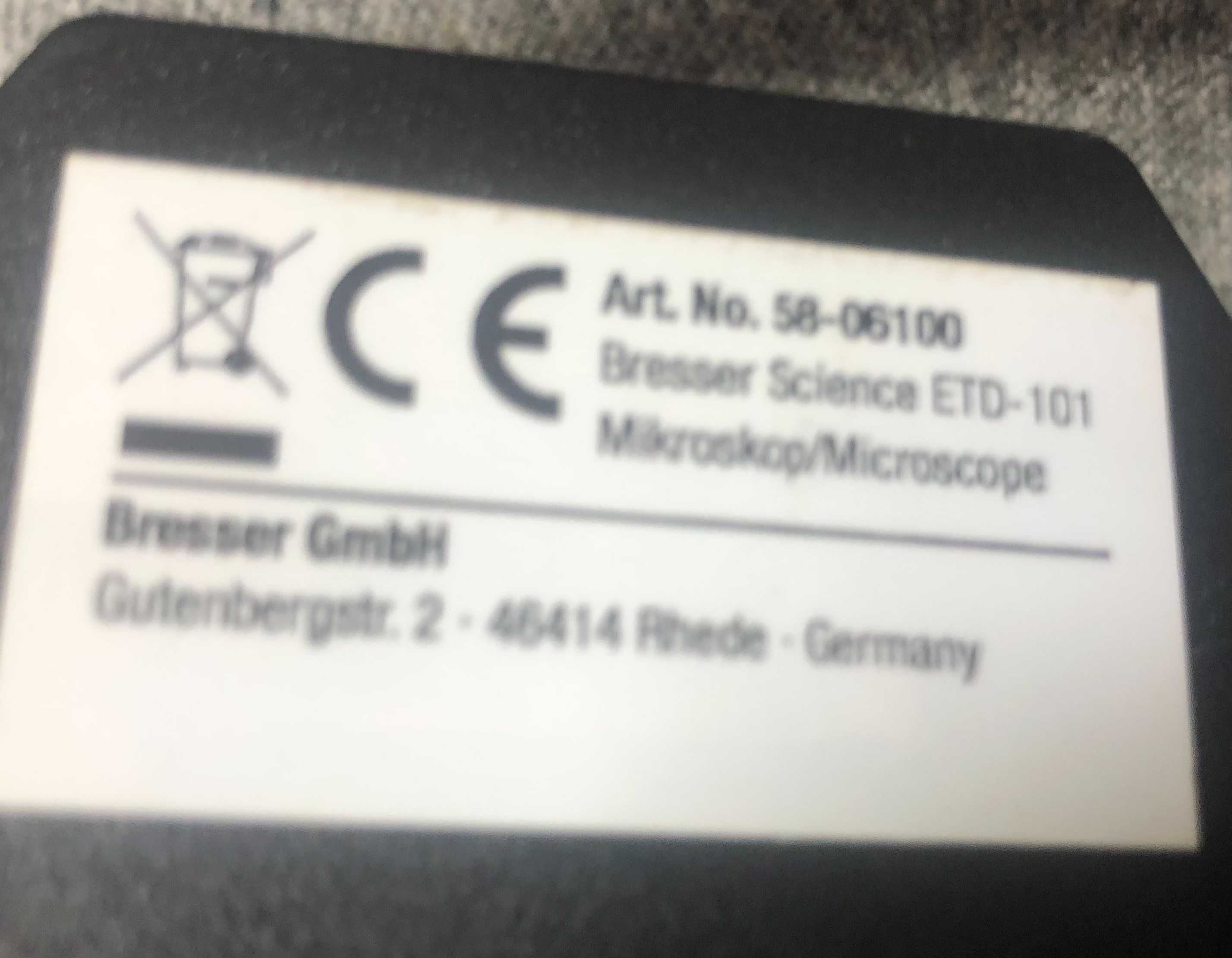 Mikroskop BRESSER SCIENCE ETD-101 7x-45x + kamera + oprogramowanie
