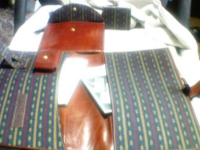 Папка кейс кожаная новая Diguadro - Италия