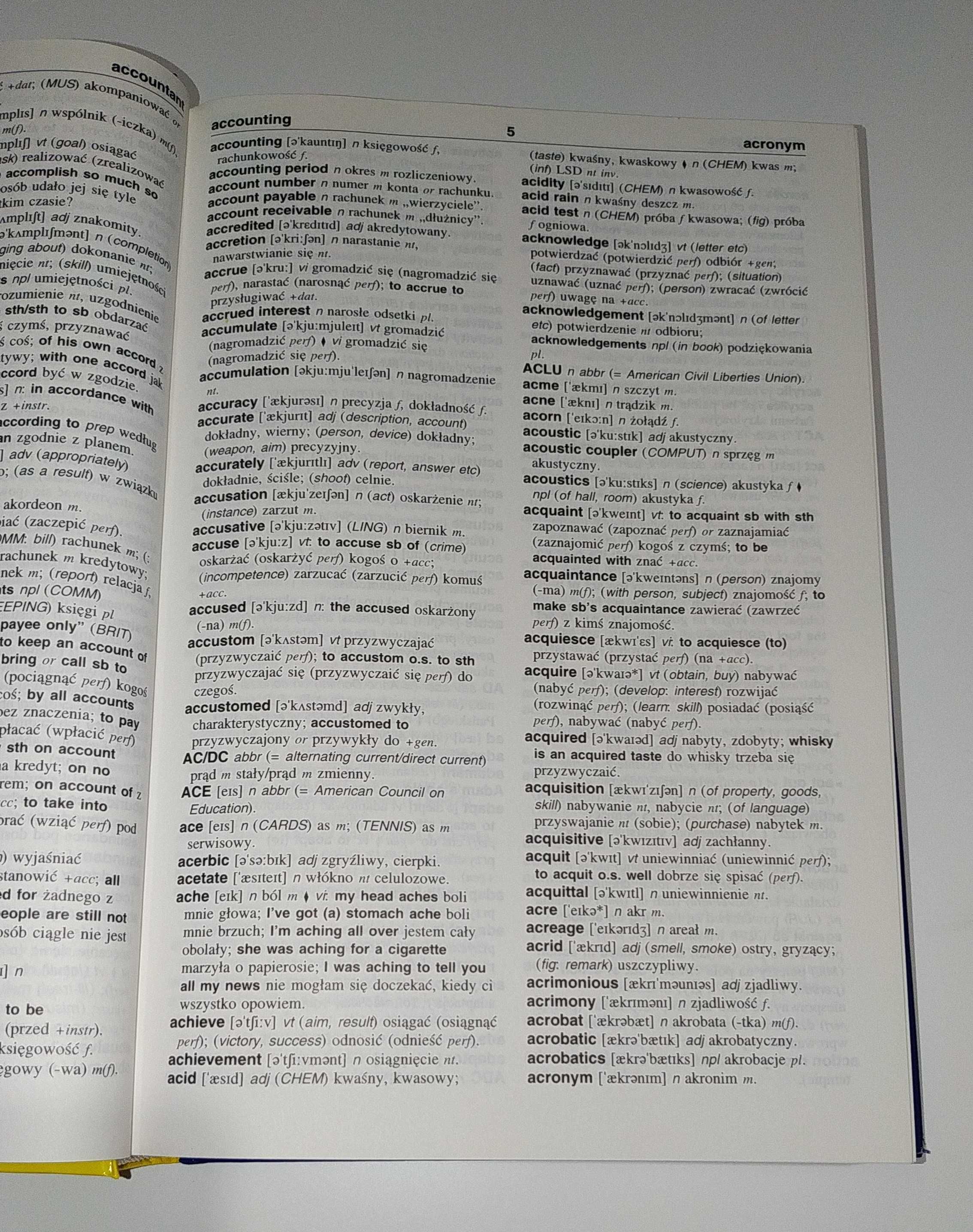 Słownik polsko-angielski i angielsko-polski Collins