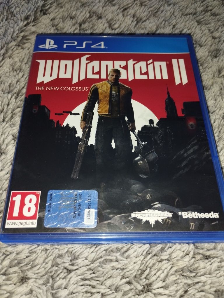 Wolfenstein II The New Colossus, PS4, płyta idealna