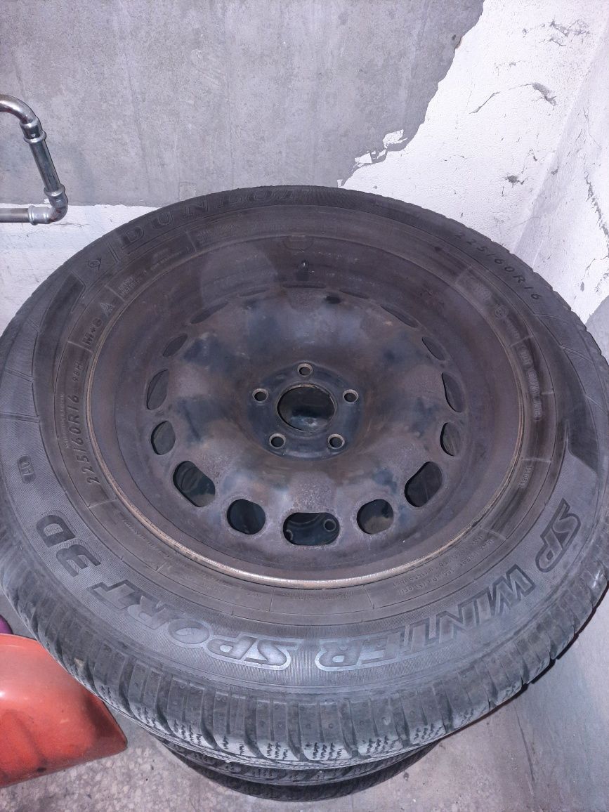 Koła zimowe citroen c5 x7 225/60/R16 5x108