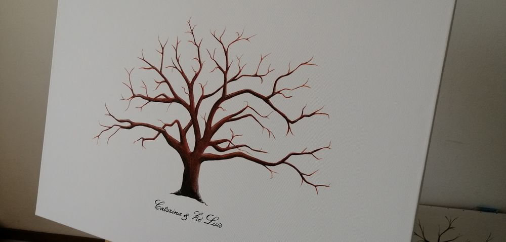 Casamento - Telas para recordação de convidados