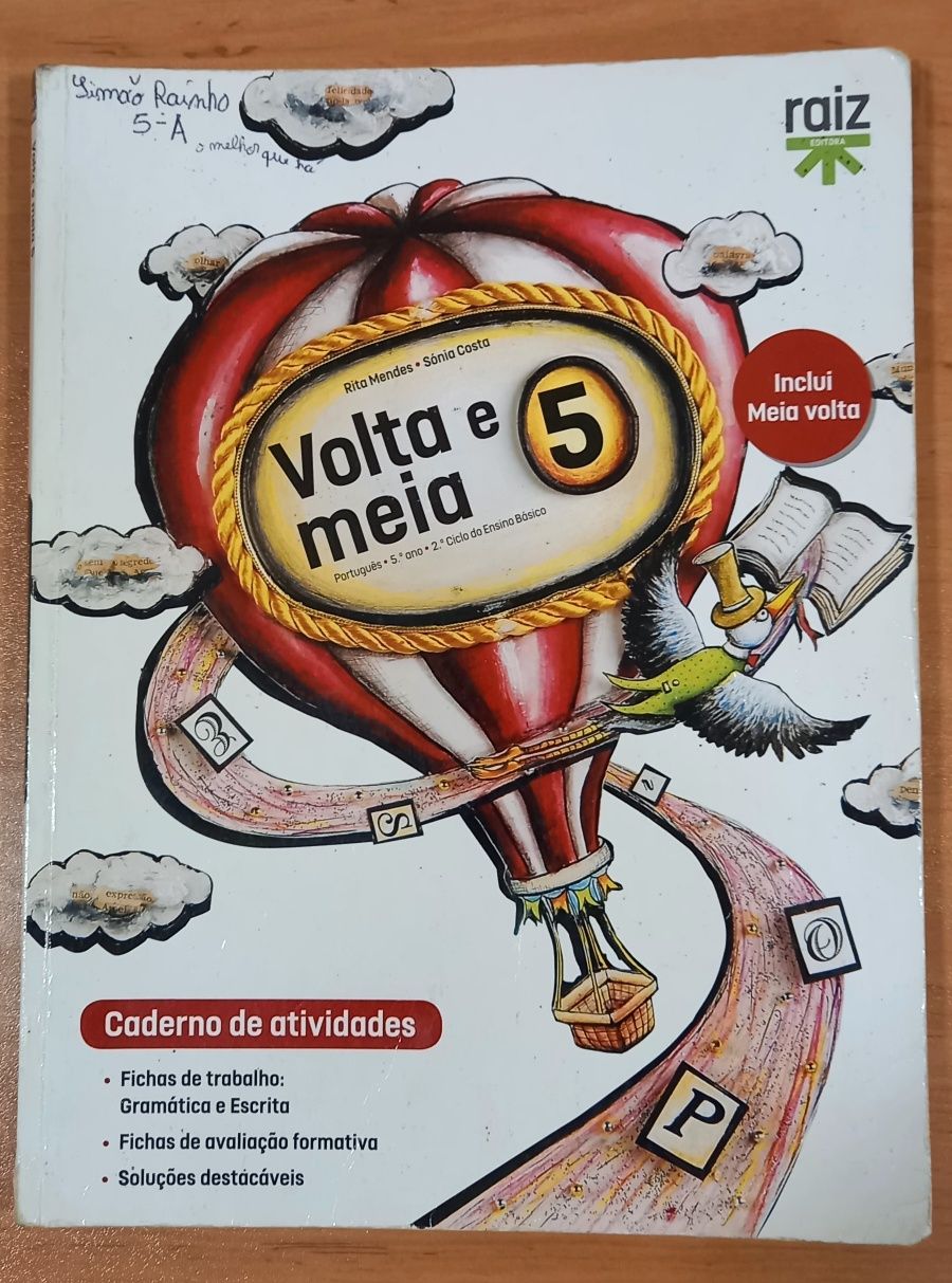 Volta e meia caderno 5 ano