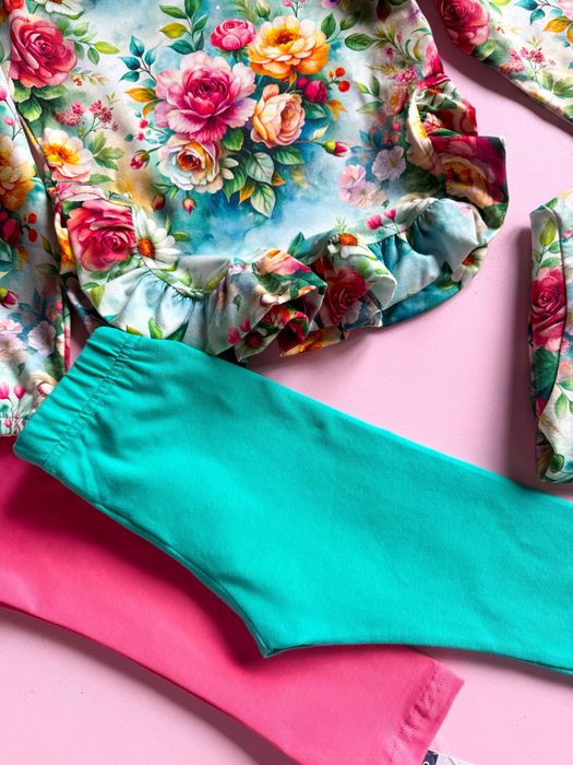 Mam ten luz nowość legginsy cukierek gładkie klasyczne różowe 116/122