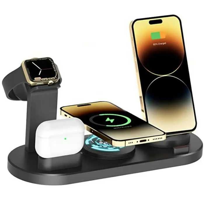 Беспроводное зарядное устройство 3in1 Wireless charger 10вт