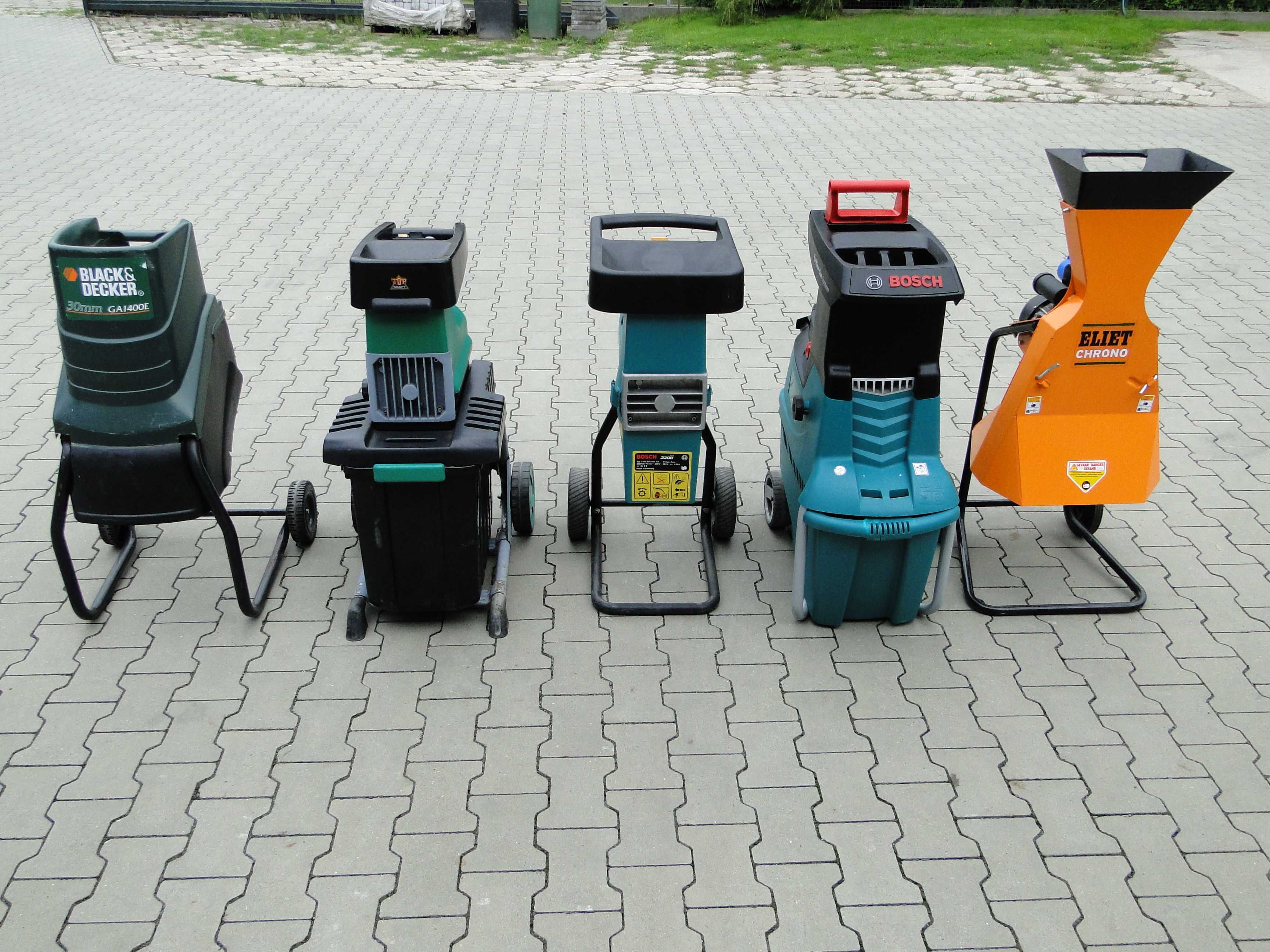 Rozdrabniacz do gałęzi rębak BOSCH ELIET VIKING STIHL CRAFT Germany