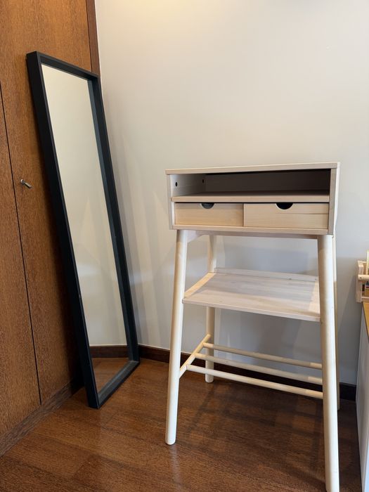 Mesa/ secretária alta branco bétula KNOTTEN IKEA