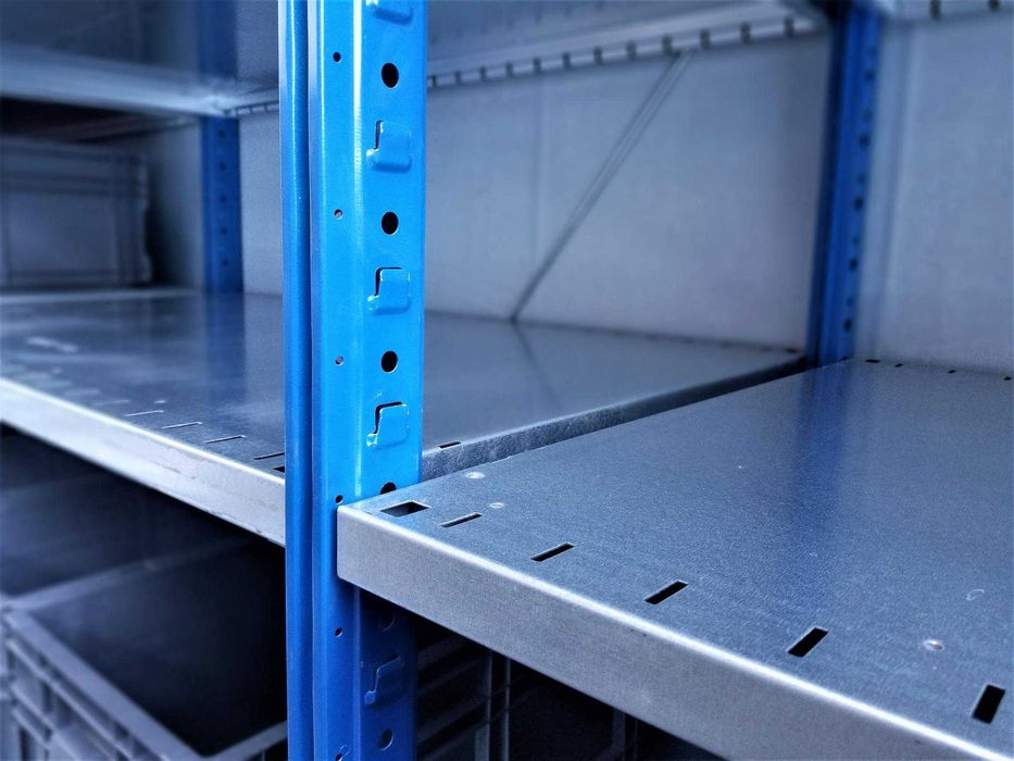 REGAŁ Magazynowy Firmowy Metalowy Półkowy Garażowy Warsztatowy gł.60cm