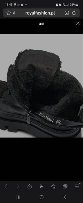 Super wygodne wiązane na suwak  botki z barankien