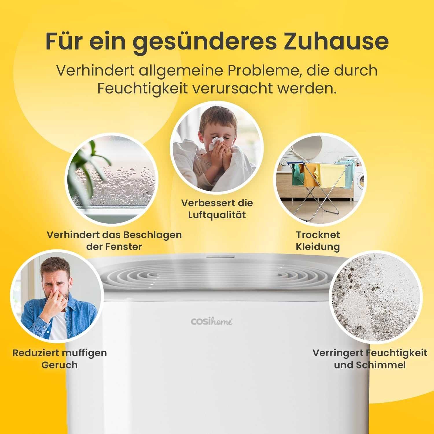 Nowy osuszacz powietrza / suszarka / elektryczny /12L/COSI HOME !A355!