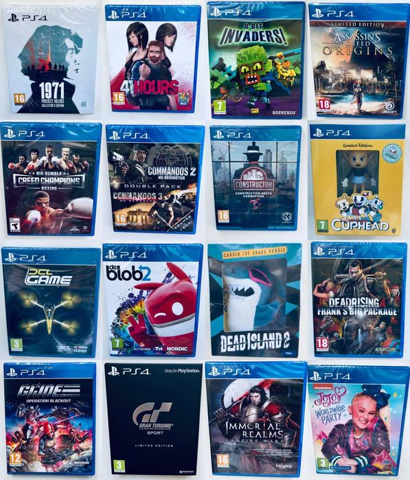 Диски Sony PlayStation 4 нові