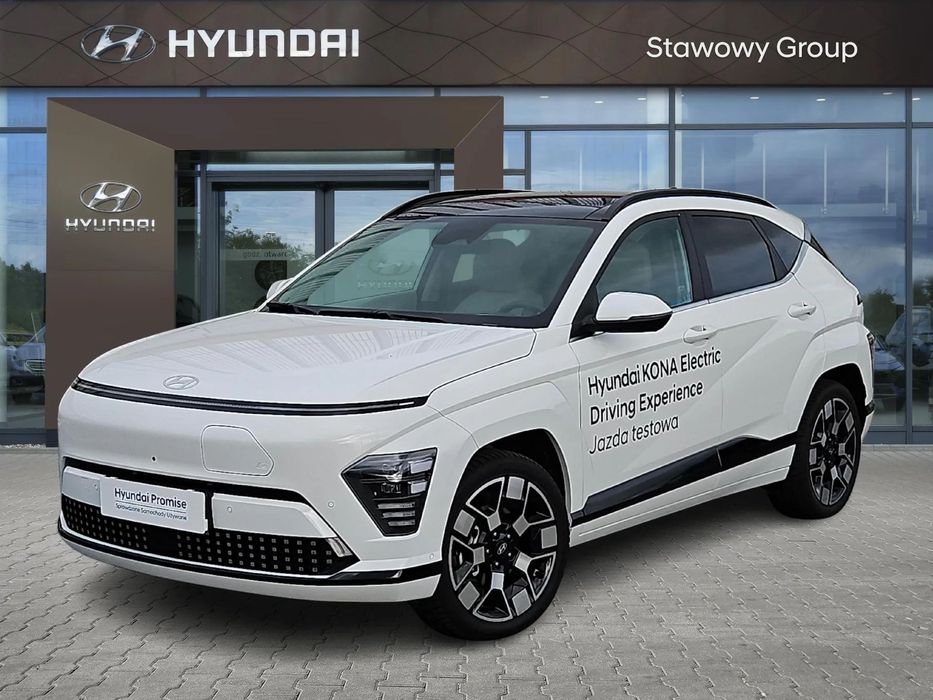 Hyundai Kona EV 65 kWh Platinum Heat Pump Sun Samochód demonstracyjny