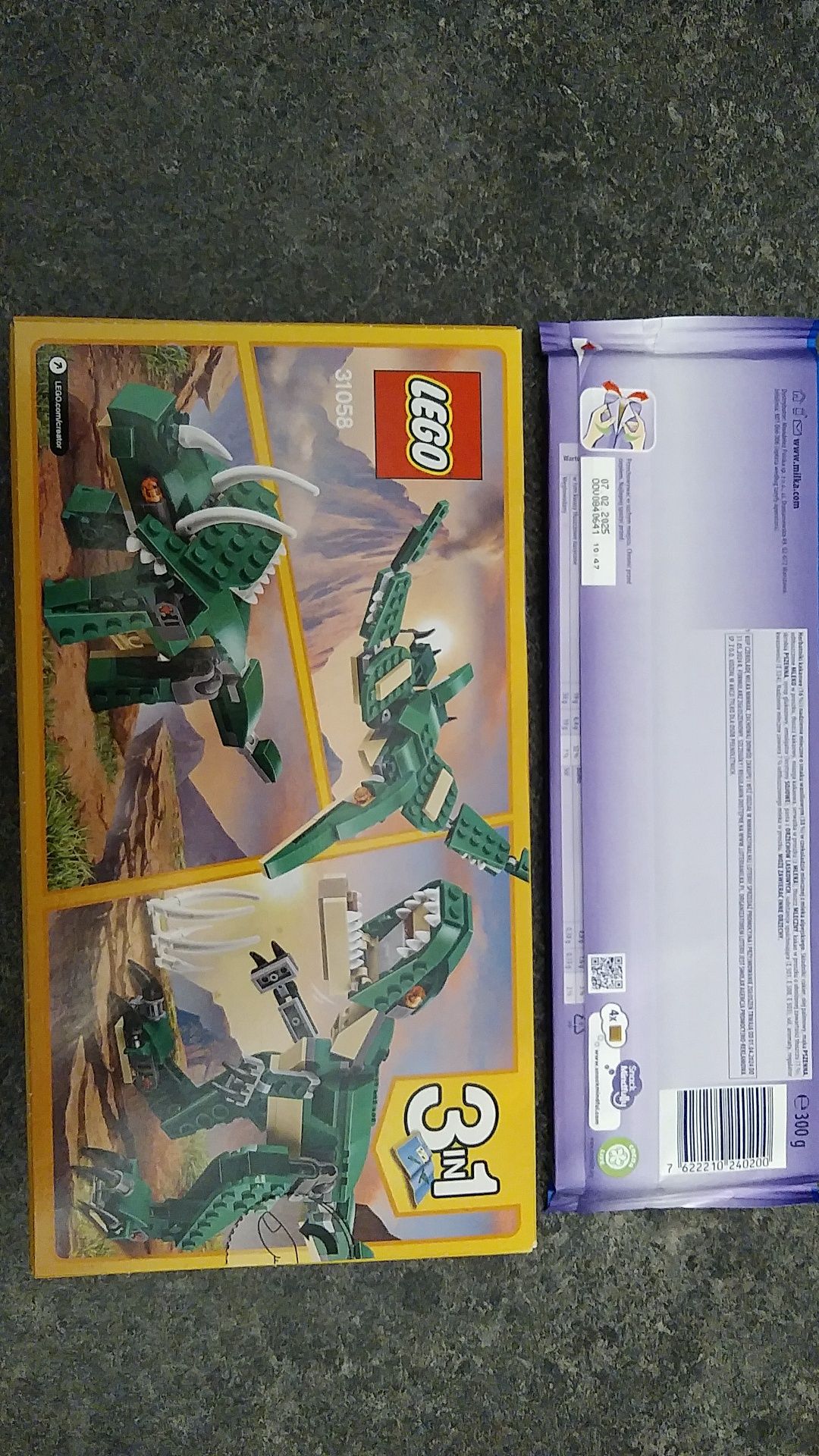 LEGO Creator 3w1 dinozaury gratis mega czekolada