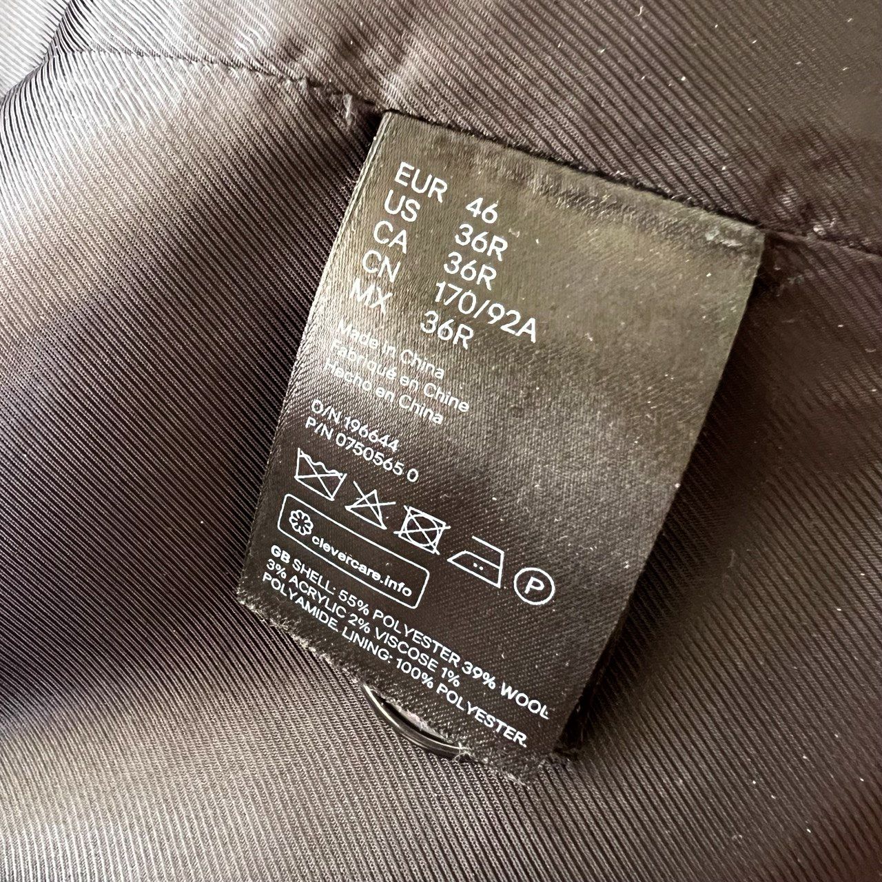 Теплое шерстяное пальто H&M
