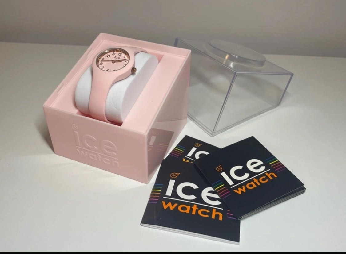 Zegarek dziewczęcy "ice watach"  wodoodporny, wskazówkowy