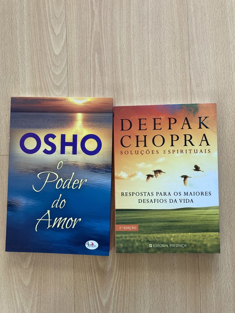 Soluções Espirituais de Chopra e O Poder do Amor de OshoNOVOS