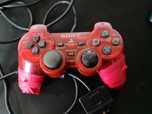 Pad ps2 SCPH-10010 Uszkodzony, ps1 ps2 psx Red Czerwony