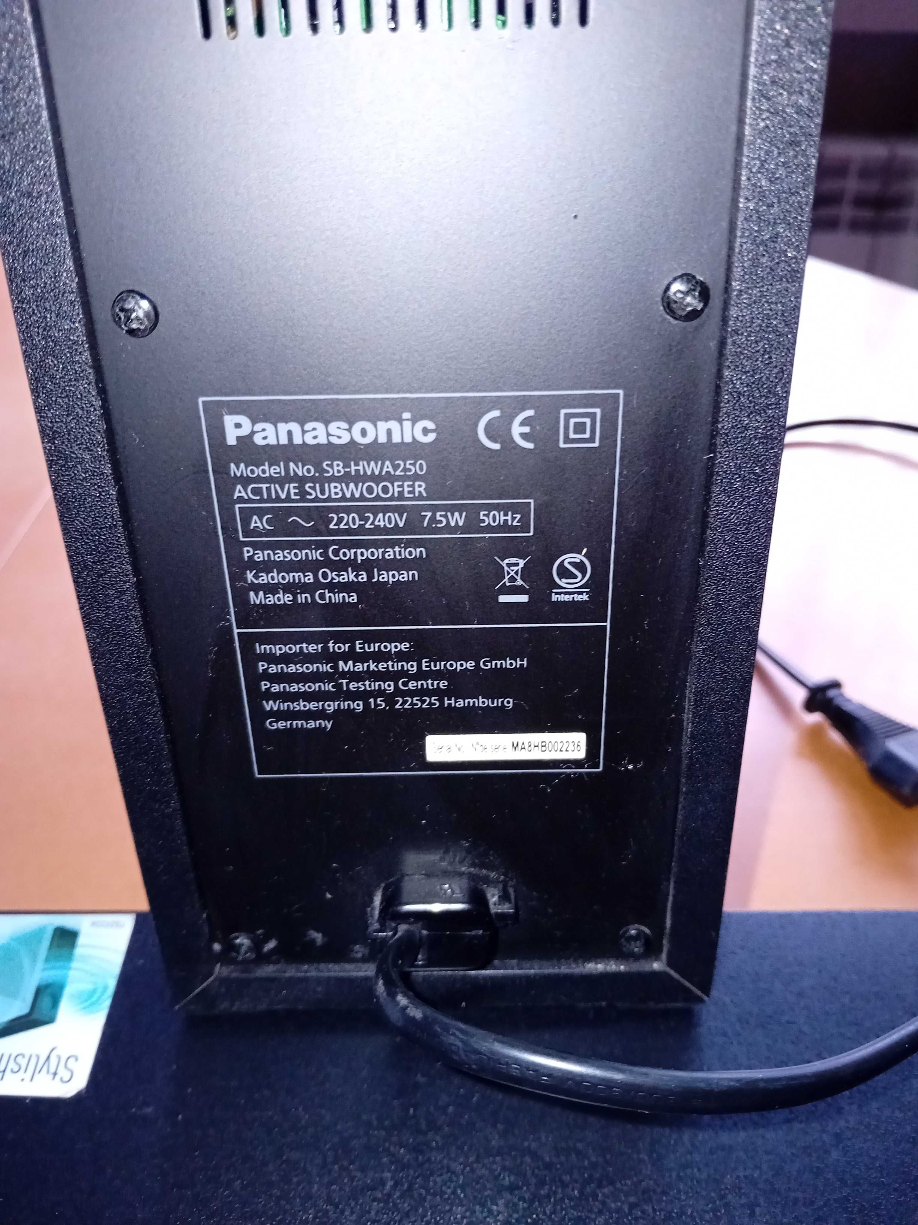 Sprzedam Panasonic SU-HTB250 system 2.1