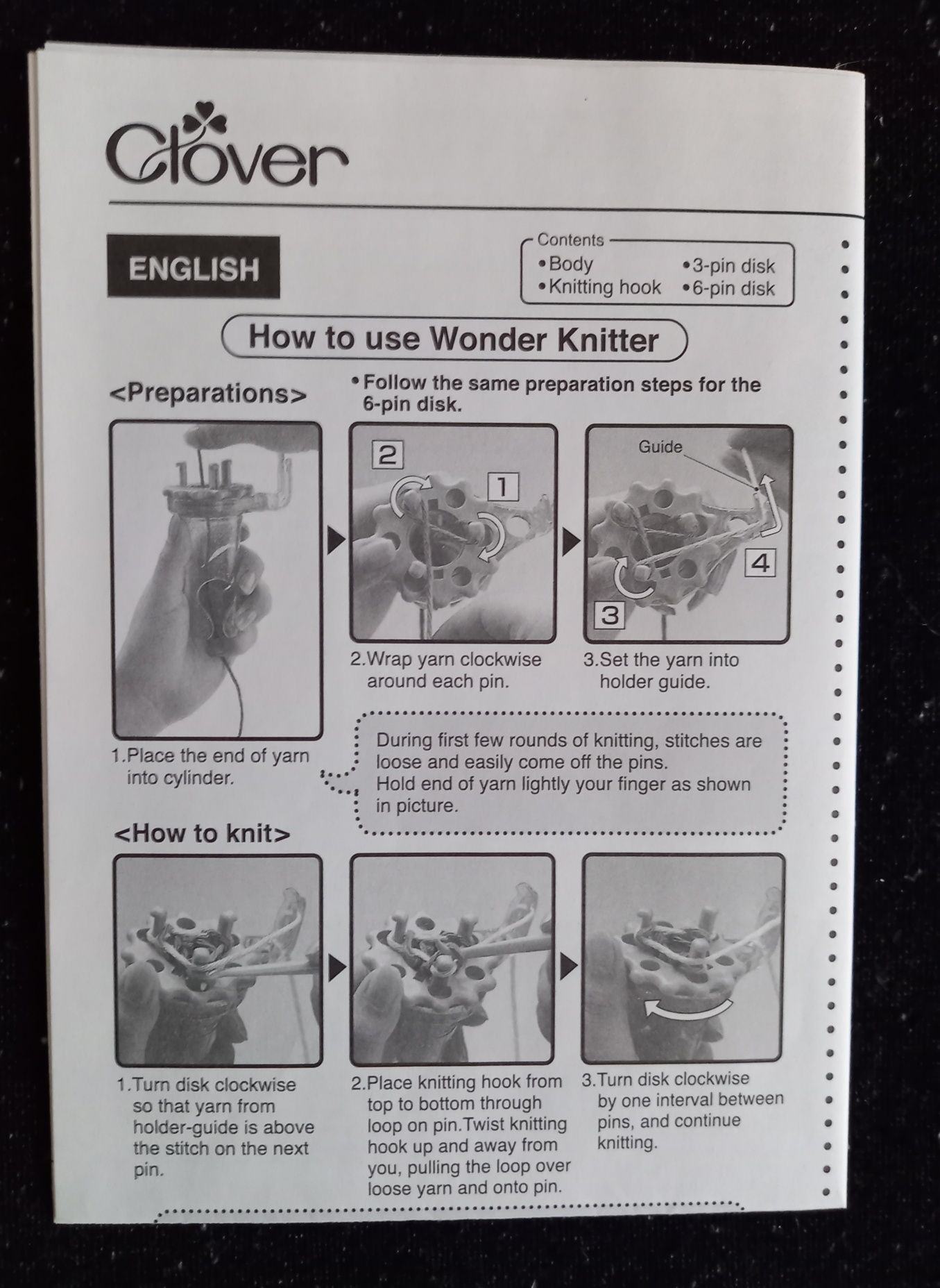 Wonder Knitter, urządzenie dziewiarskie