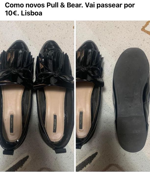 Sapatos senhora como novos