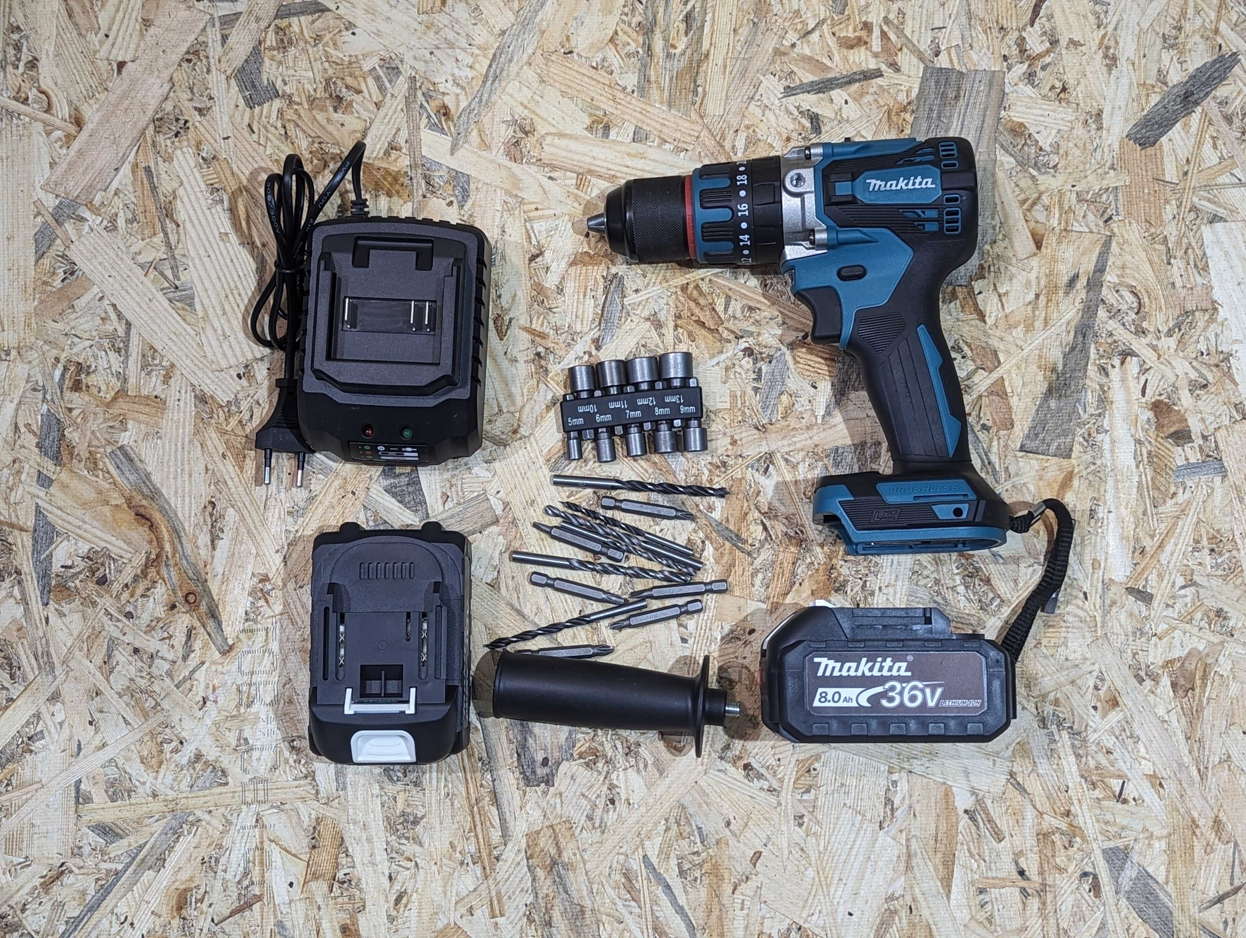 Аккумуляторный шуруповерт Makita DHP485BL 36V8А