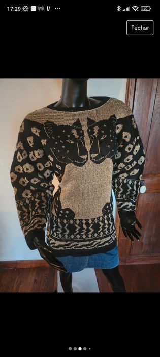 Camisola Malha Vintage