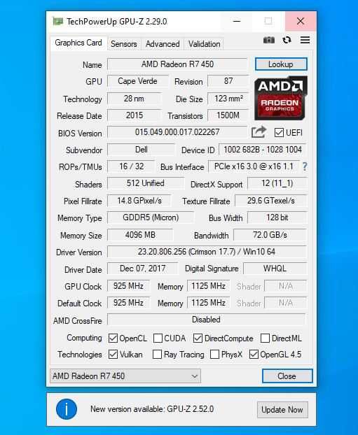Игровая видеокарта Radeon R5 430 R7 250 R9 350 450 4GB 2GB GDDR5