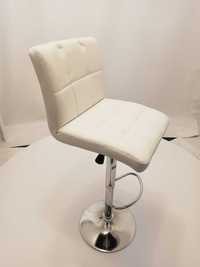 Барний стілець крісло хокер білий колір для кухні бару