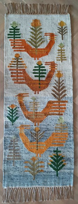 Kilim "Kurka wodna" - Maria Bujakowa, Polska Tkanina Artystyczna.