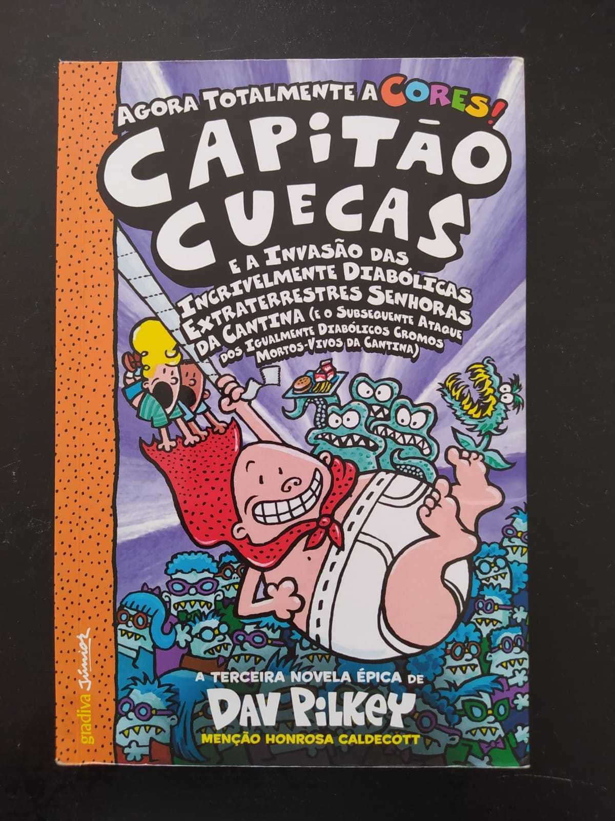 Livros "Capitão Cuecas"