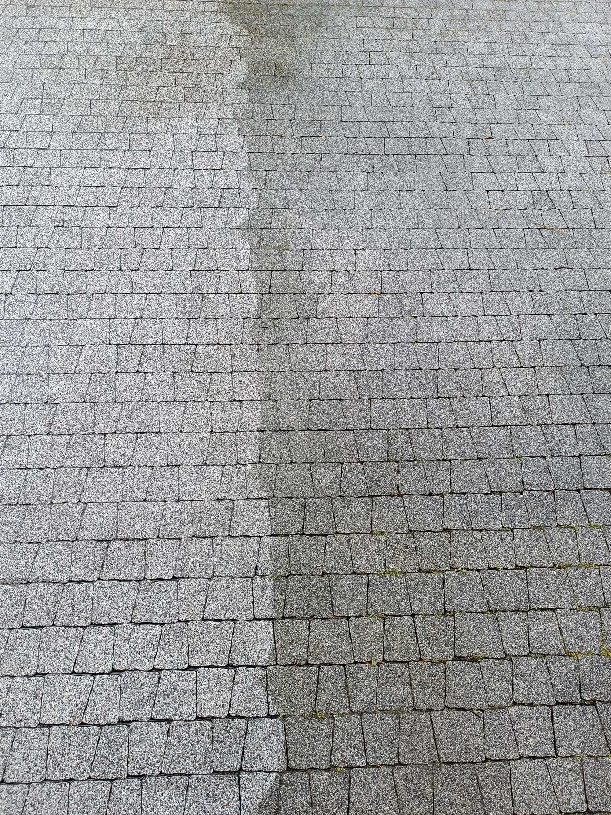 Mycie kostki brukowej, ogrodzeń, elewacji itp.