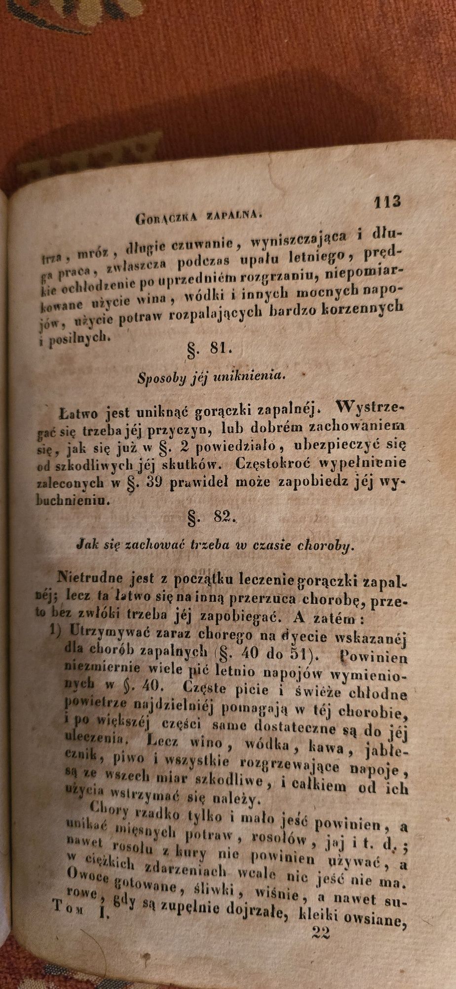 Książka 1849 rok Medycyna dla ludu wiejskiego  Paulizkiego