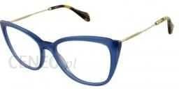 Miu miu 021 51 nowe oprawy korekcyjne okulary niebieskie metal kocie