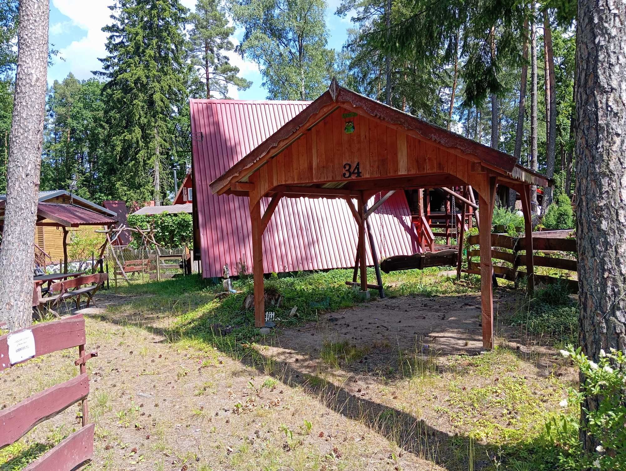 Domek letniskowy nad jeziorem Symsar/ Kłębowo-Lidzbark Warmiński