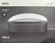 Stacja dokująca Apple Magic Mouse i Airpods - UNIQ NOVA - ciemnoszara