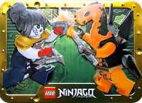 LEGO Ninjago - Pixal vs. Viper Flyer 112328 / metalowe pudełko .