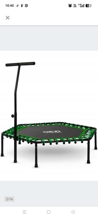 Trampolina Funfit do ćwiczeń