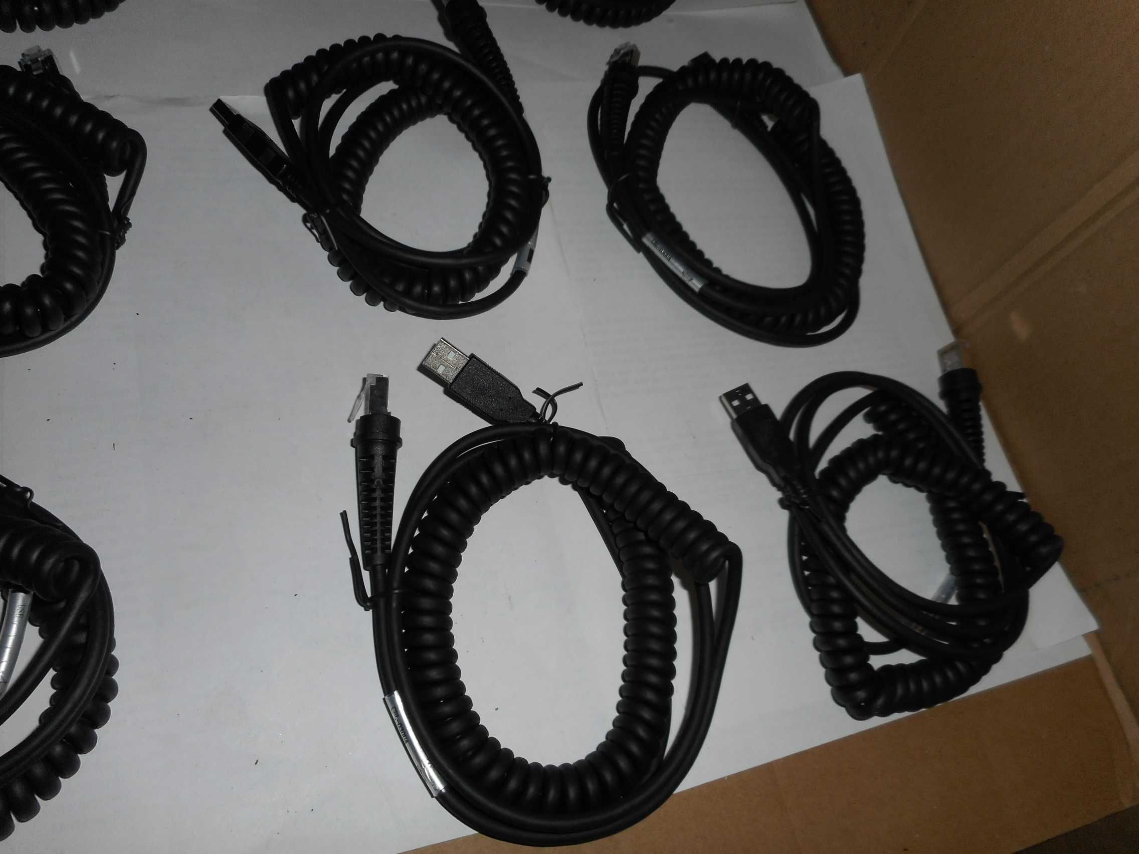 Кабель-пружина для сканера штрих кодів USB CBL-030UA