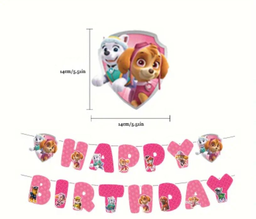 Banner patrulha pata/paw patrol