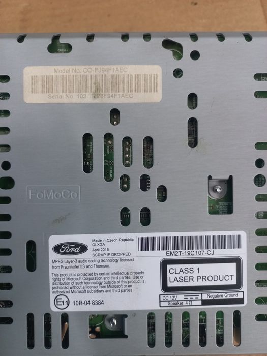 Radio nawigacja ford s-max galaxy mondeo edge EM2T-19C107-CJ