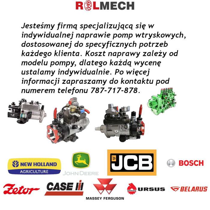 Naprawa pomp wtryskowych