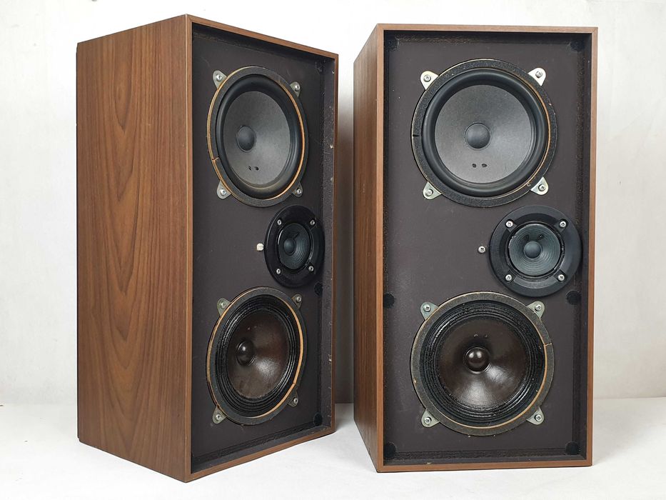 AERA Rundfunk 3 drożne kolumny Vintage HiFi Box Germany DIN 45500