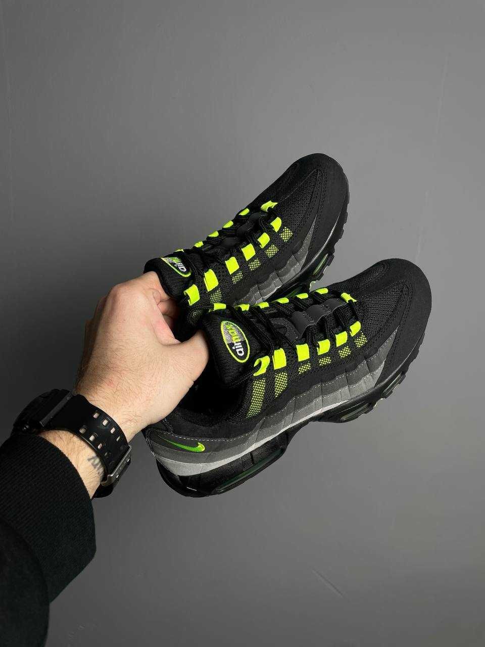 Кроссовки Nike Air Max 95 Black Grey Green