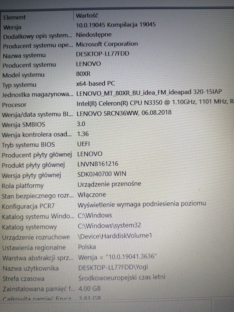 Lenovo ideapad 320