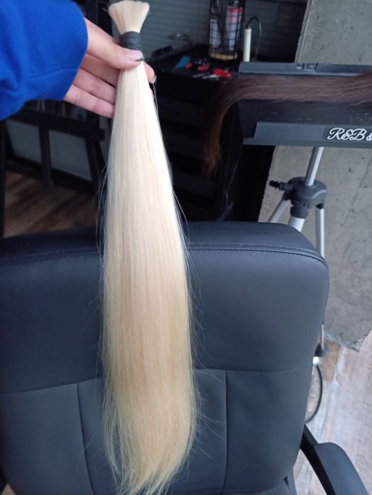 Європейське волосся м'яке не плутається від 60 см за 100г 150$