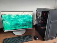 Gamingowy PC - 8x4GHz/NEC_FullHD/GTX1050Ti_4GB/16GB_Ram/SSD+HDD