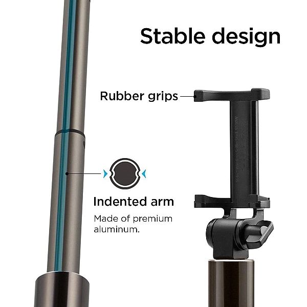 Spigen S530W Wireless Selfie Stick Black