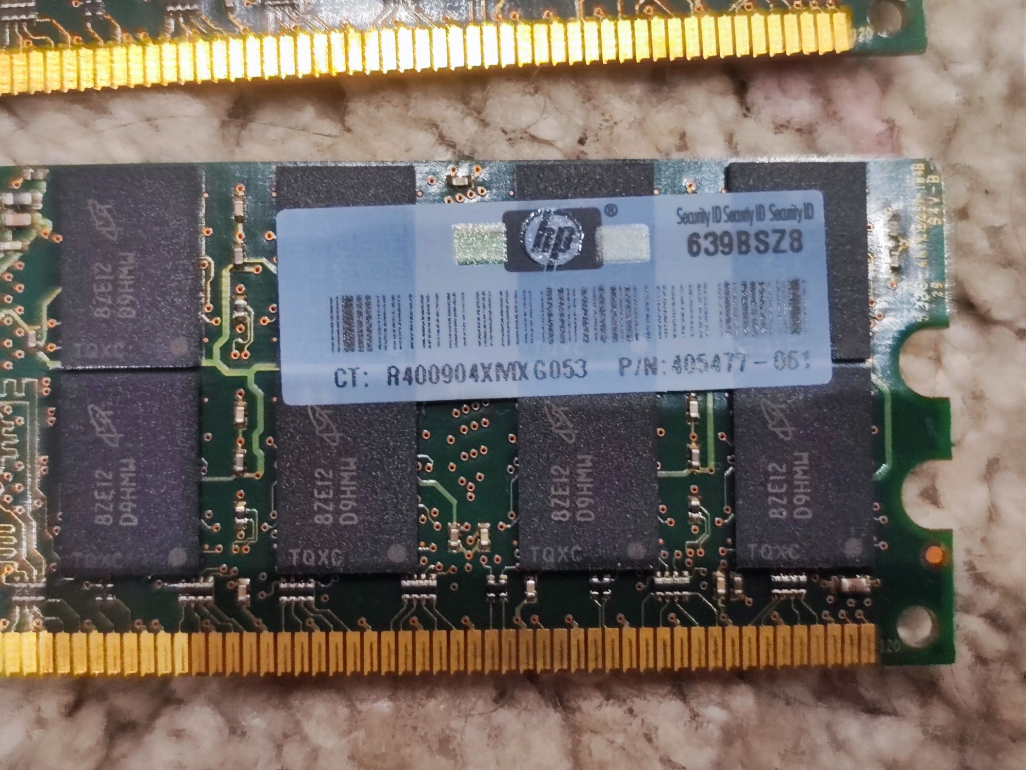 Оперативна памʼять 4gb ddr2 5300p серверна, reg, ecc, cl5, 667 - 4 од.