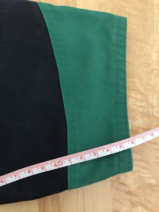 Kurtka rozm L/ XL granatowo zielona przeciwdeszczowa przeciwwiatrowa